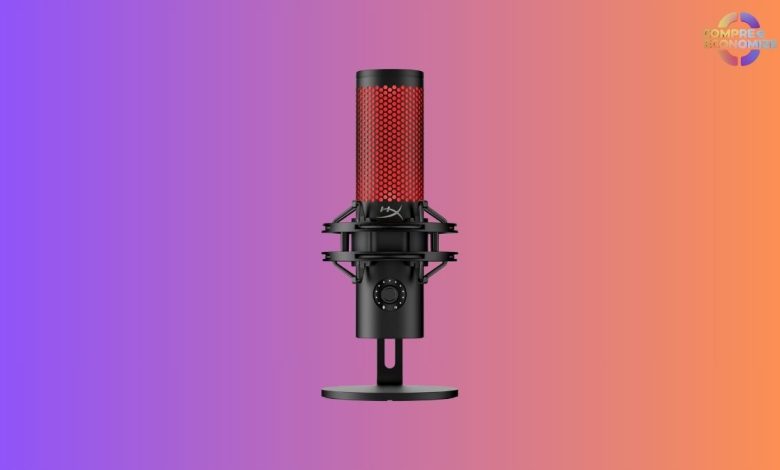 A base antivibração do HyperX QuadCast S é removível?