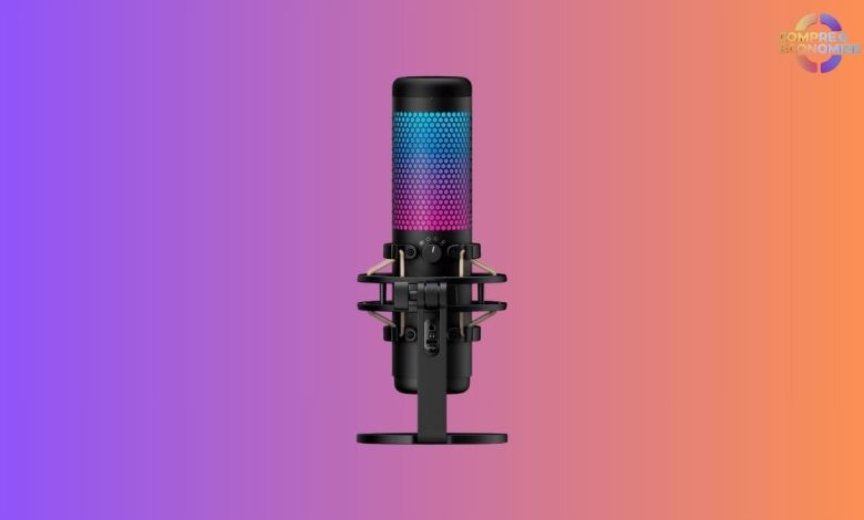 O HyperX QuadCast S serve para gravação de gameplays com voz simultânea?